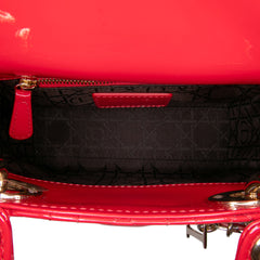 Mini Patent Cannage Lady Dior