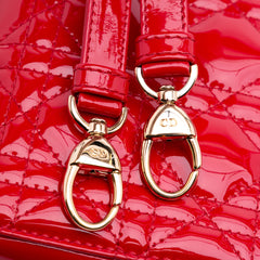 Mini Patent Cannage Lady Dior