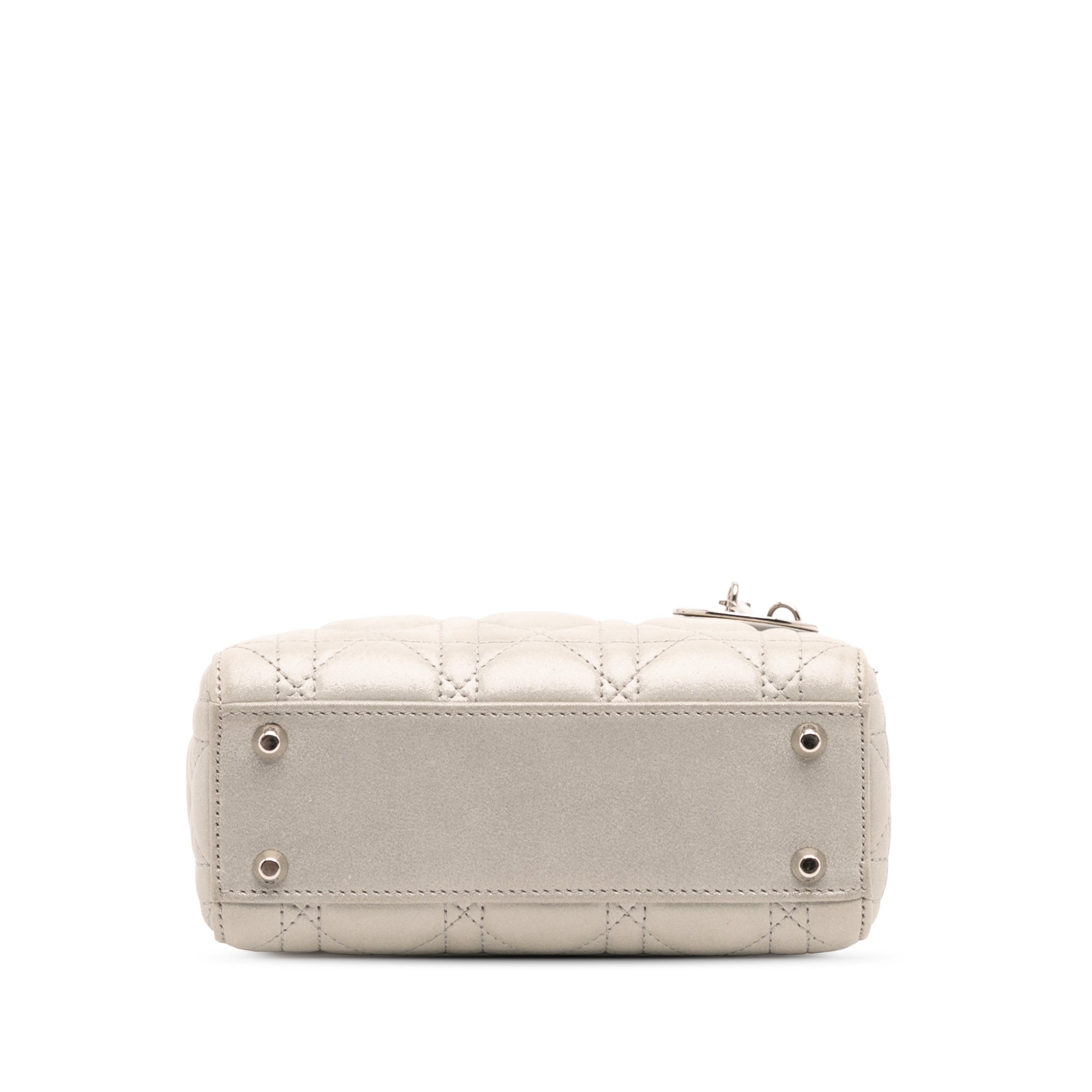 Mini Iridescent Lambskin Cannage Lady Dior