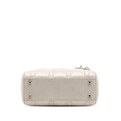 Mini Iridescent Lambskin Cannage Lady Dior