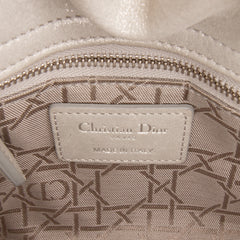 Mini Iridescent Lambskin Cannage Lady Dior