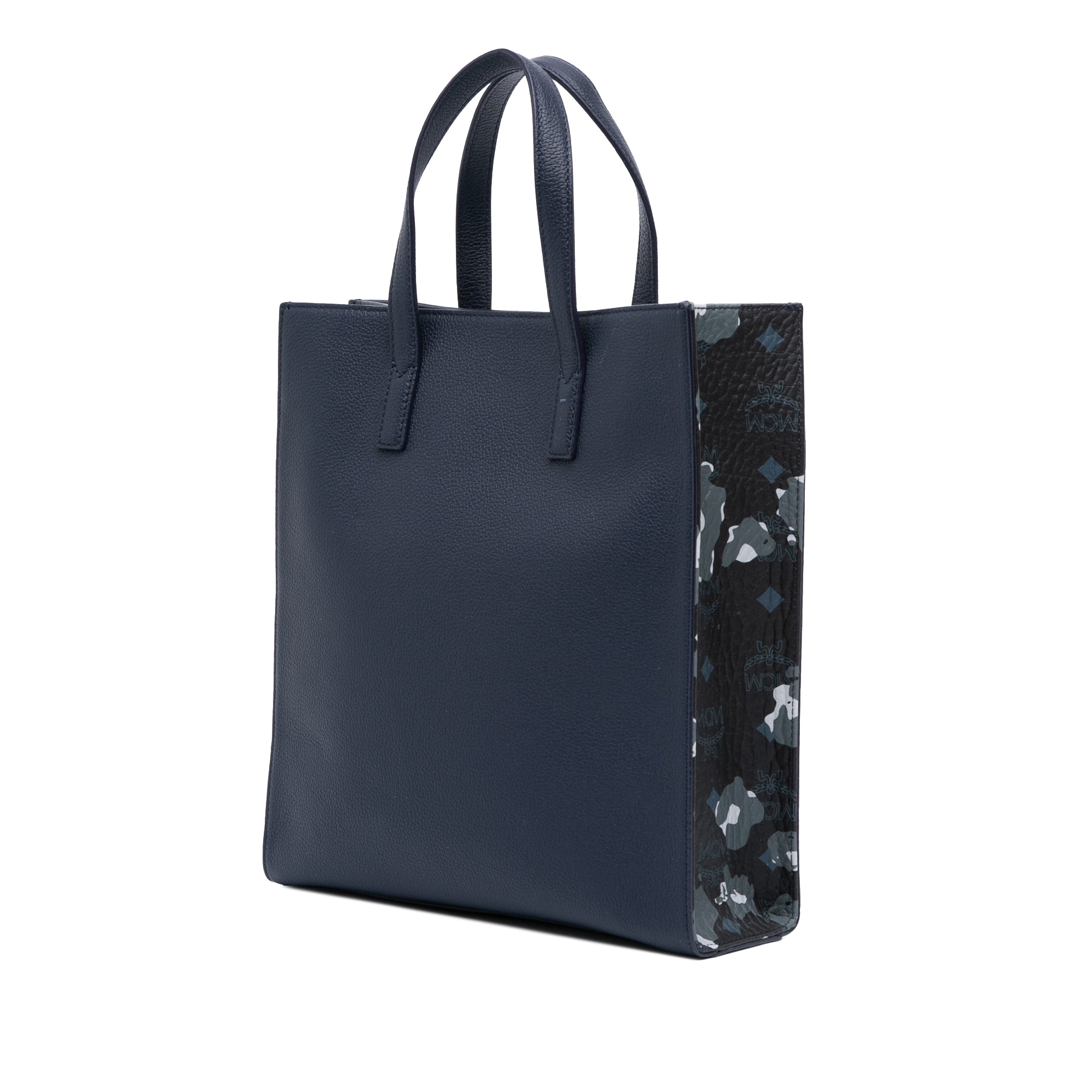 Small Grained Calfskin Camouflage Aren Tote