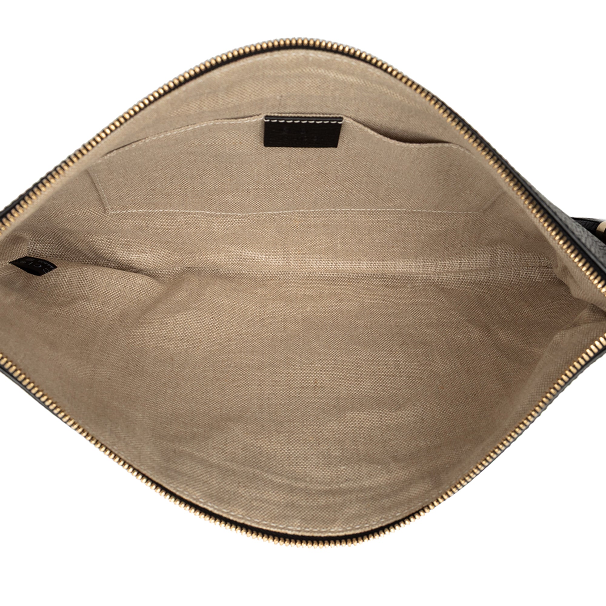 Calfskin Bamboo Tassel Clutch