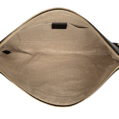 Calfskin Bamboo Tassel Clutch