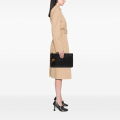 Calfskin Bamboo Tassel Clutch