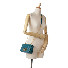 Small Lambskin Cannage Caro Crossbody