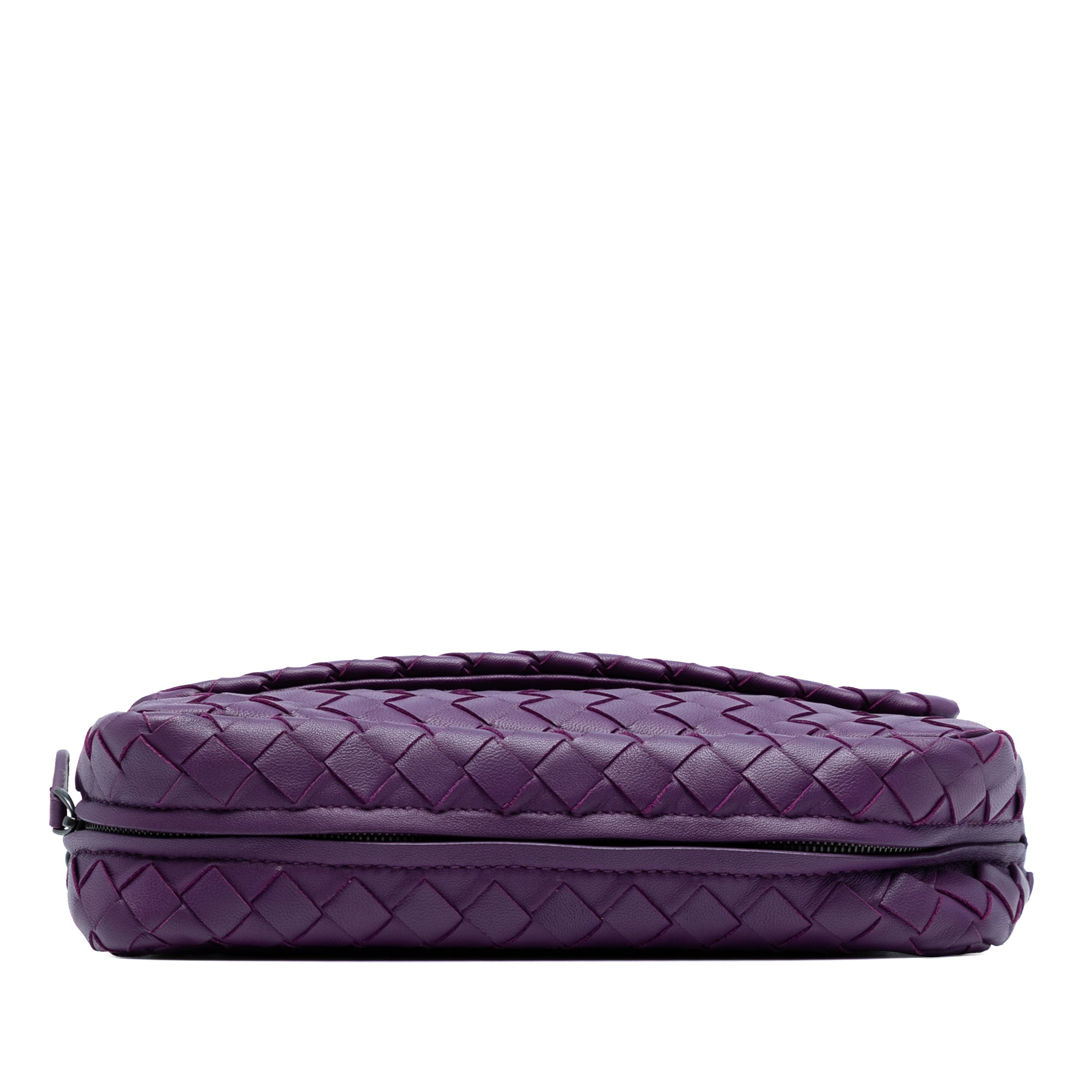 Mini Nappa Intrecciato Expandable Chain Flap Crossbody