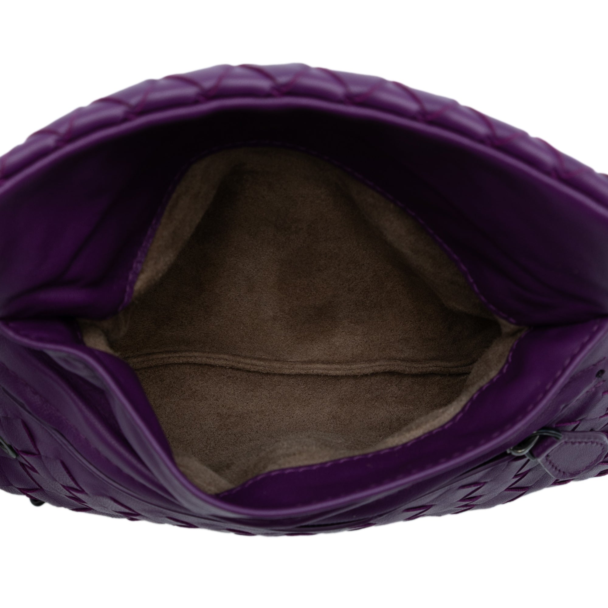 Mini Nappa Intrecciato Expandable Chain Flap Crossbody