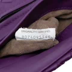 Mini Nappa Intrecciato Expandable Chain Flap Crossbody