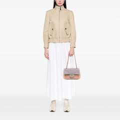 Medium CC Tricolor Shearling Single Flap