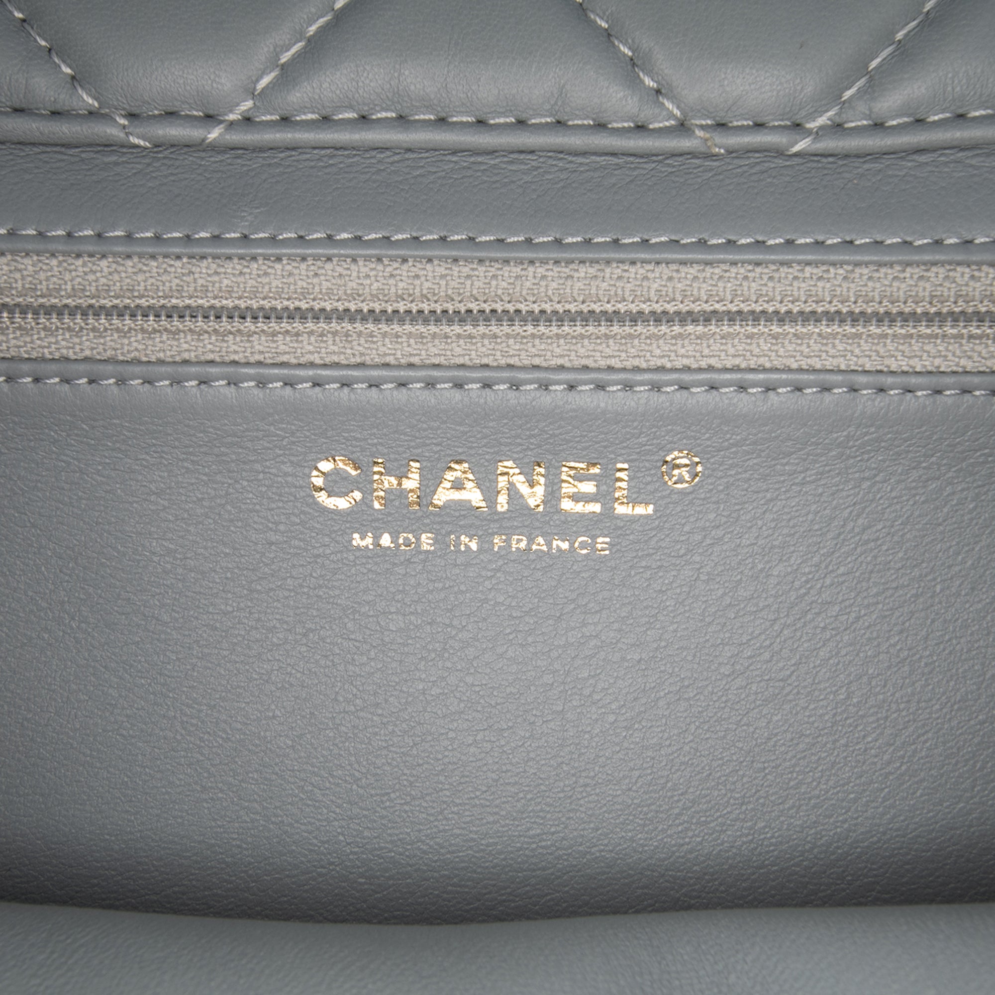 Medium CC Tricolor Shearling Single Flap
