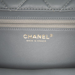 Medium CC Tricolor Shearling Single Flap