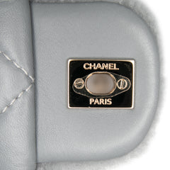 Medium CC Tricolor Shearling Single Flap
