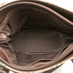 House Check Coated Canvas Bucket Tote