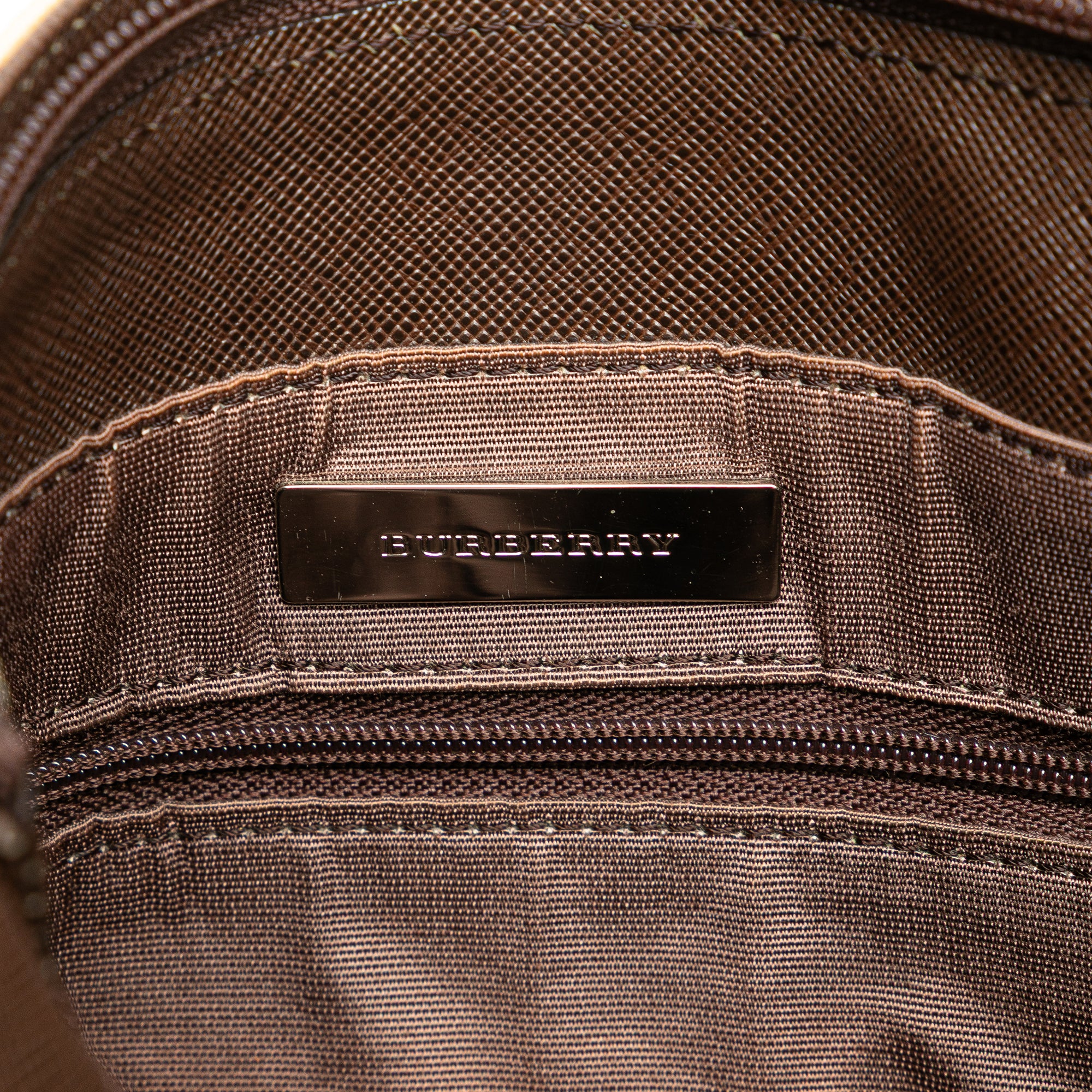 House Check Coated Canvas Bucket Tote