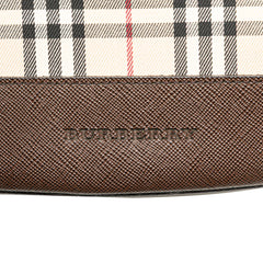House Check Coated Canvas Bucket Tote
