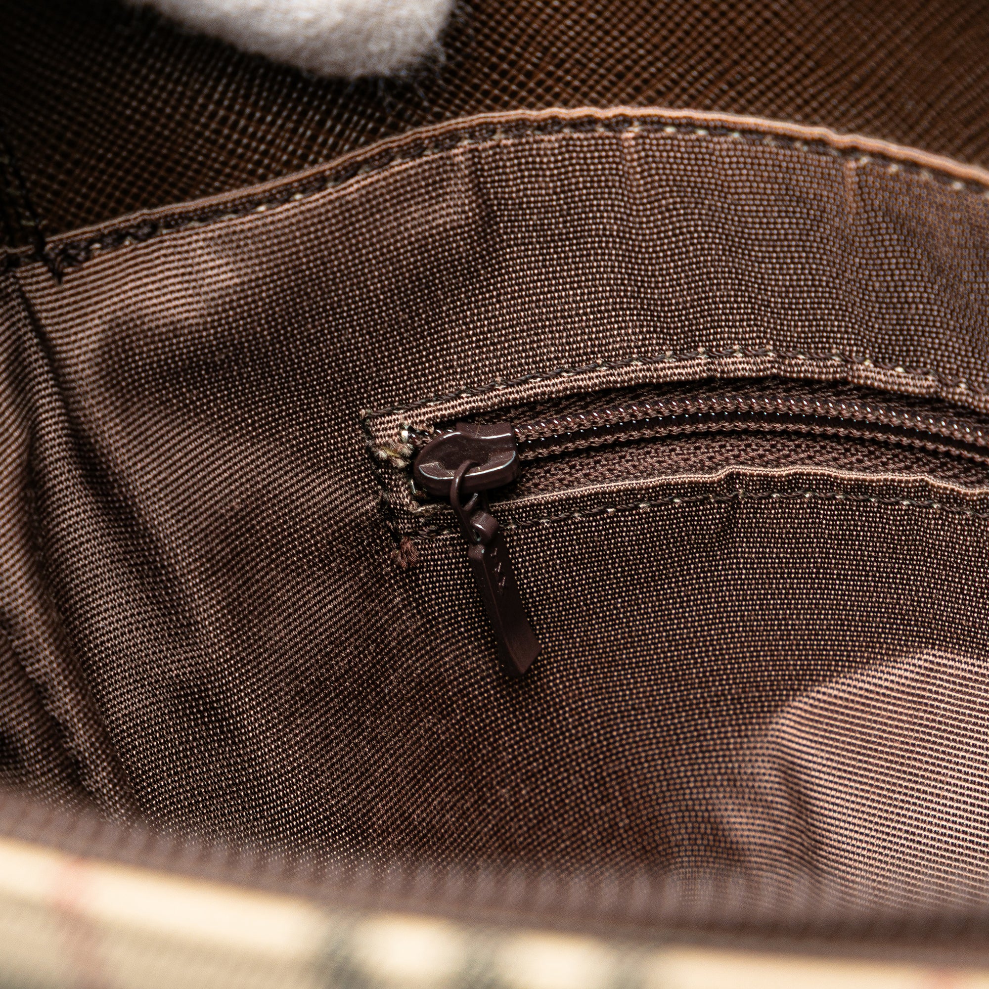 House Check Coated Canvas Bucket Tote