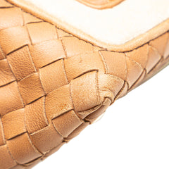 Velvet Trimmed Nappa Intrecciato Frame Bag