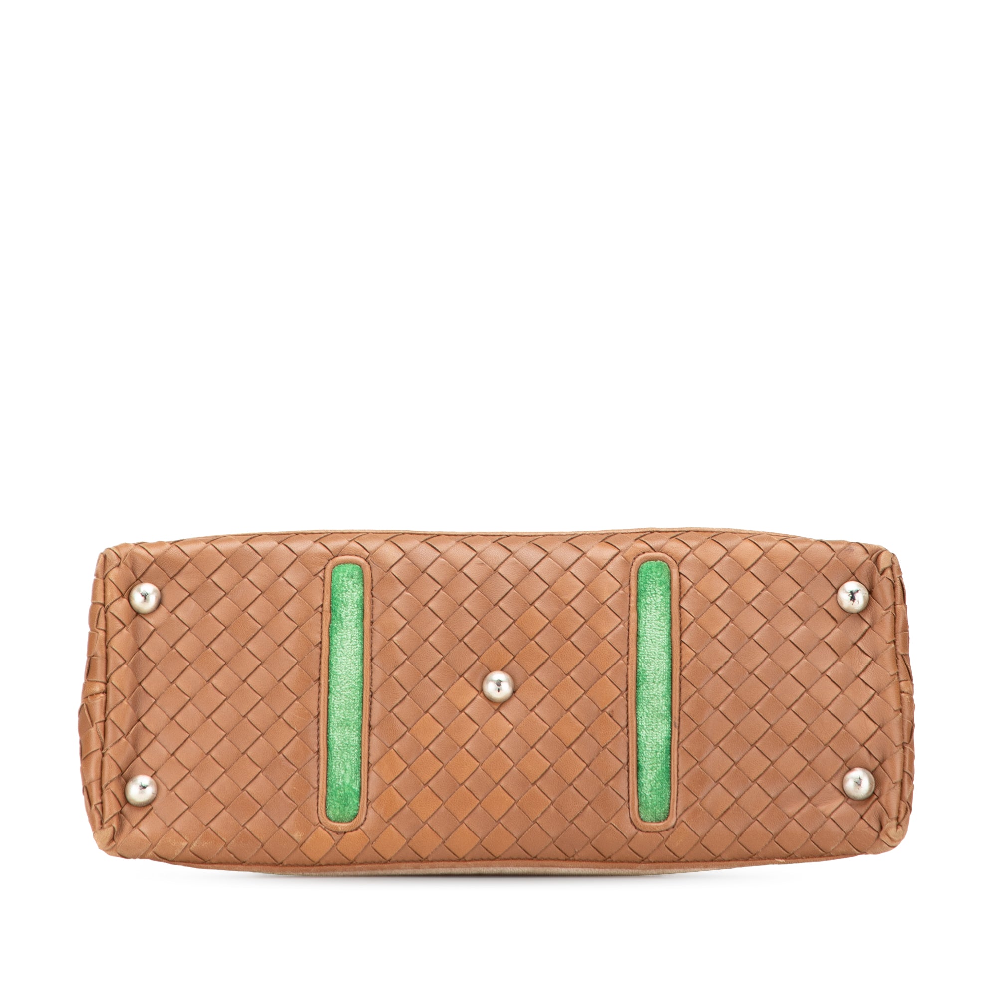 Velvet Trimmed Nappa Intrecciato Frame Bag