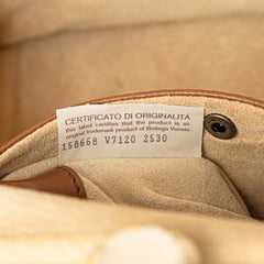 Velvet Trimmed Nappa Intrecciato Frame Bag