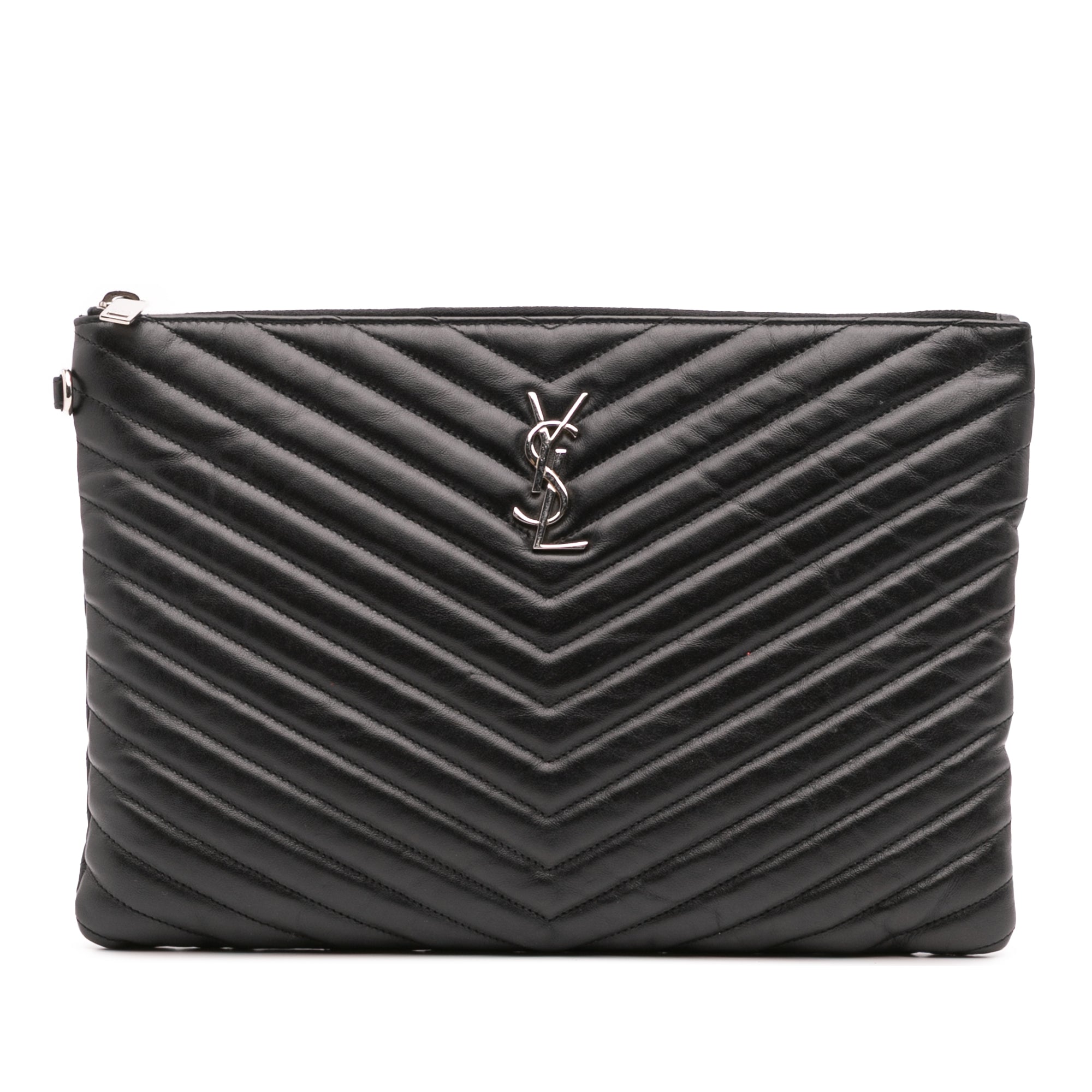 Calfskin Matelasse Monogram Document Holder
