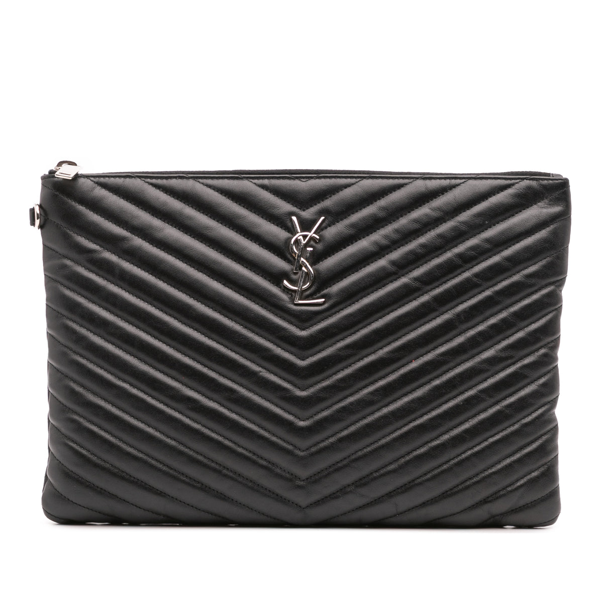 Calfskin Matelasse Monogram Document Holder