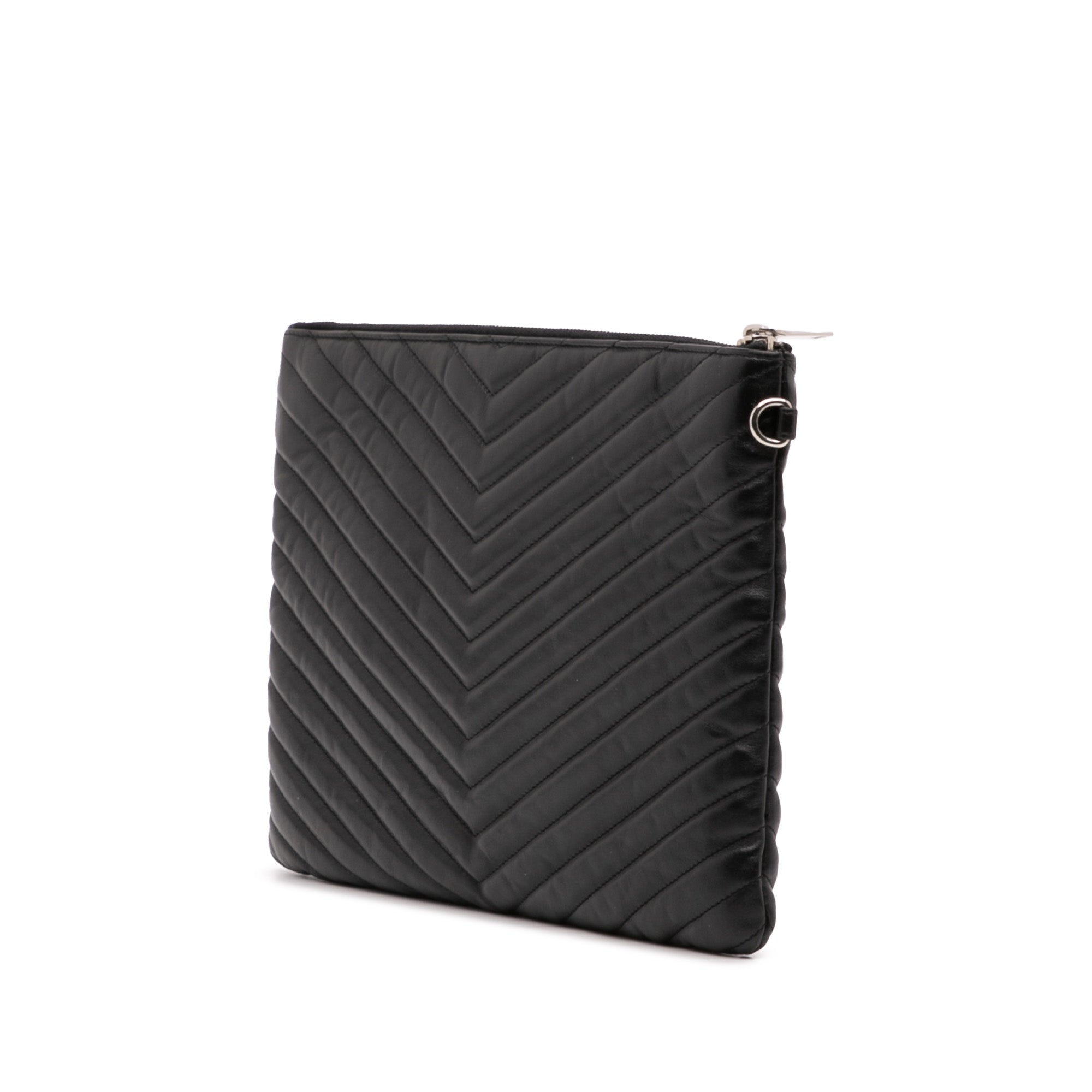 Calfskin Matelasse Monogram Document Holder