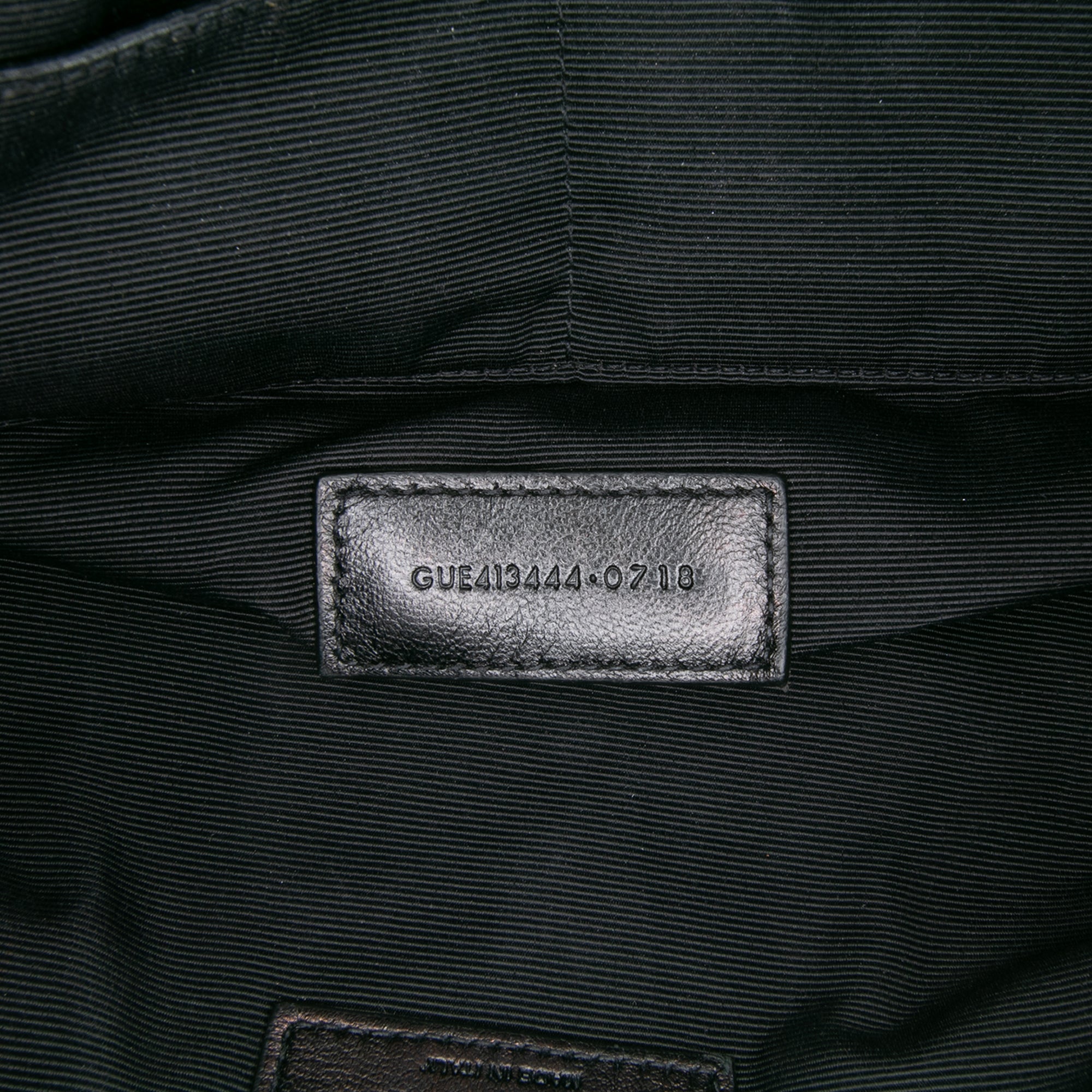 Calfskin Matelasse Monogram Document Holder