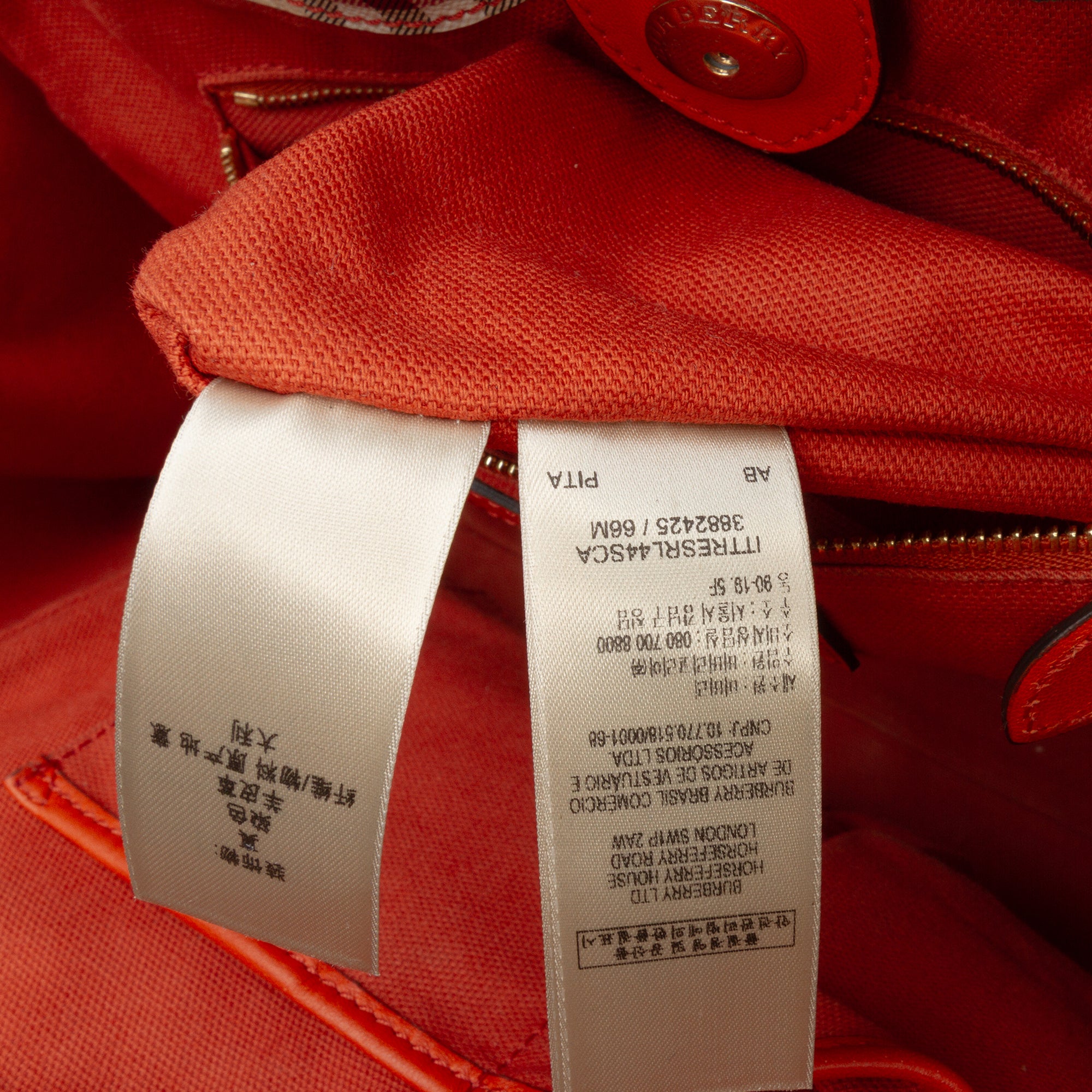 Small Leather Trimmed Haymarket Check Coated Canvas Canterbury Tote