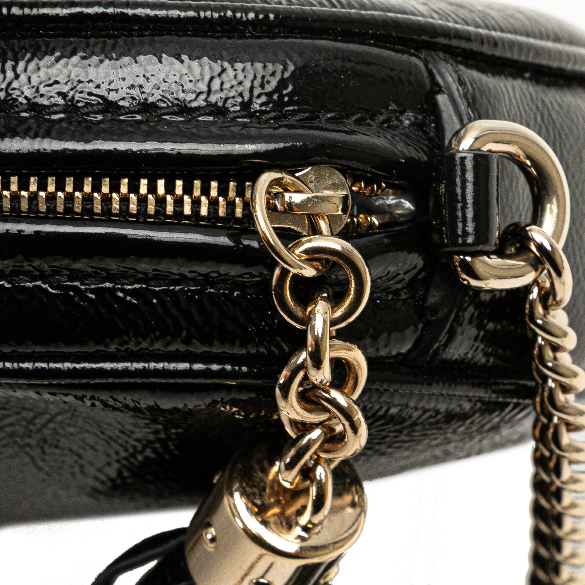 Mini Patent Soho Chain Bag