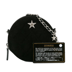 Suede Cocostellar Round Clutch on Chain_9