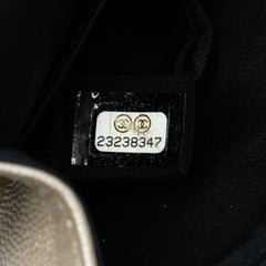 Medium Classic Bicolor Caviar Double Flap