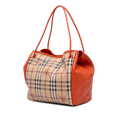 Small Haymarket Check Coated Canvas Canterbury Tote