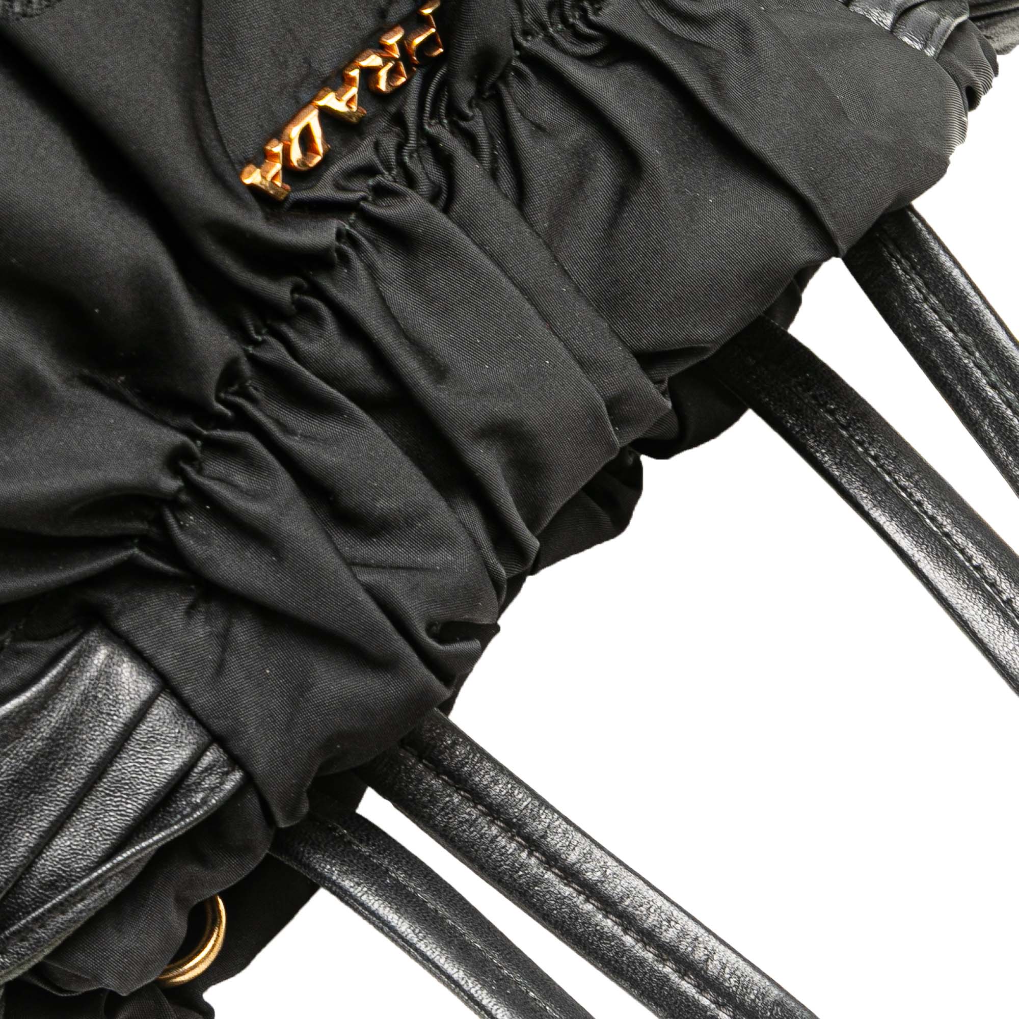 Tessuto Logo Bow Satchel