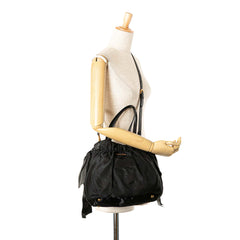 Tessuto Logo Bow Satchel