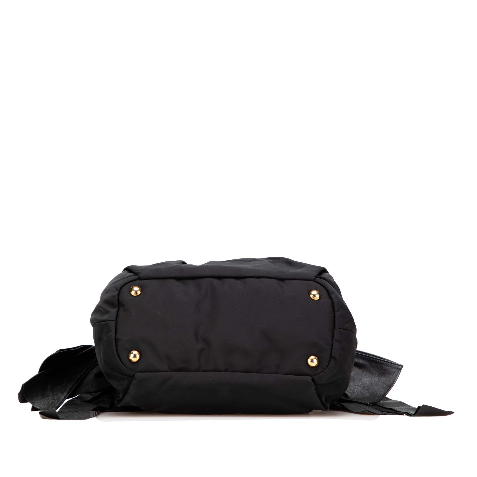 Tessuto Logo Bow Satchel