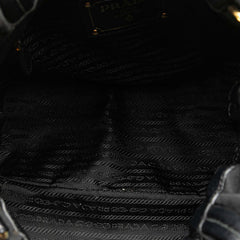 Tessuto Logo Bow Satchel
