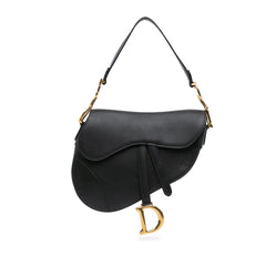 Grained Calfskin Saddle Bag