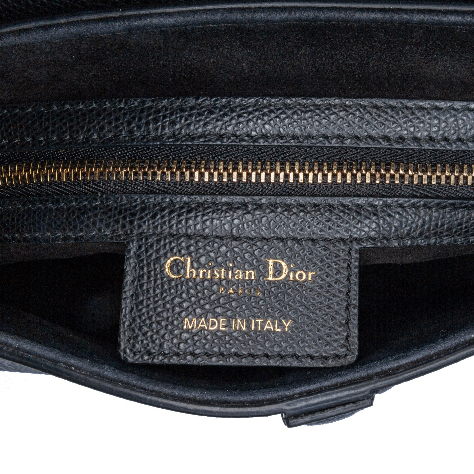 Grained Calfskin Saddle Bag