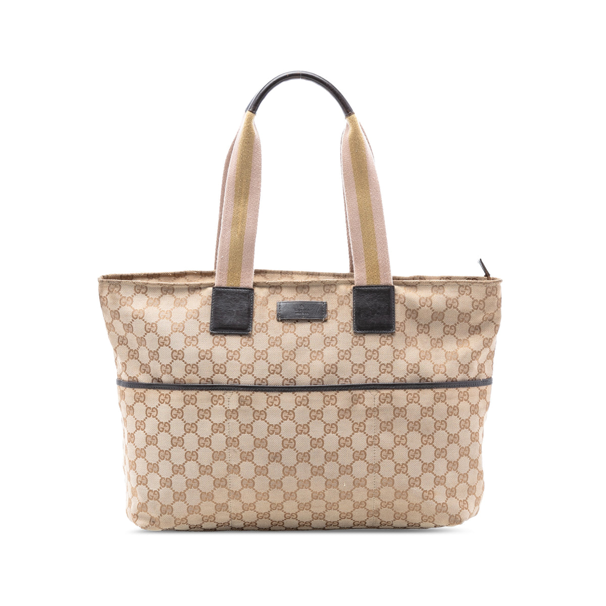 GG Canvas Web Tote