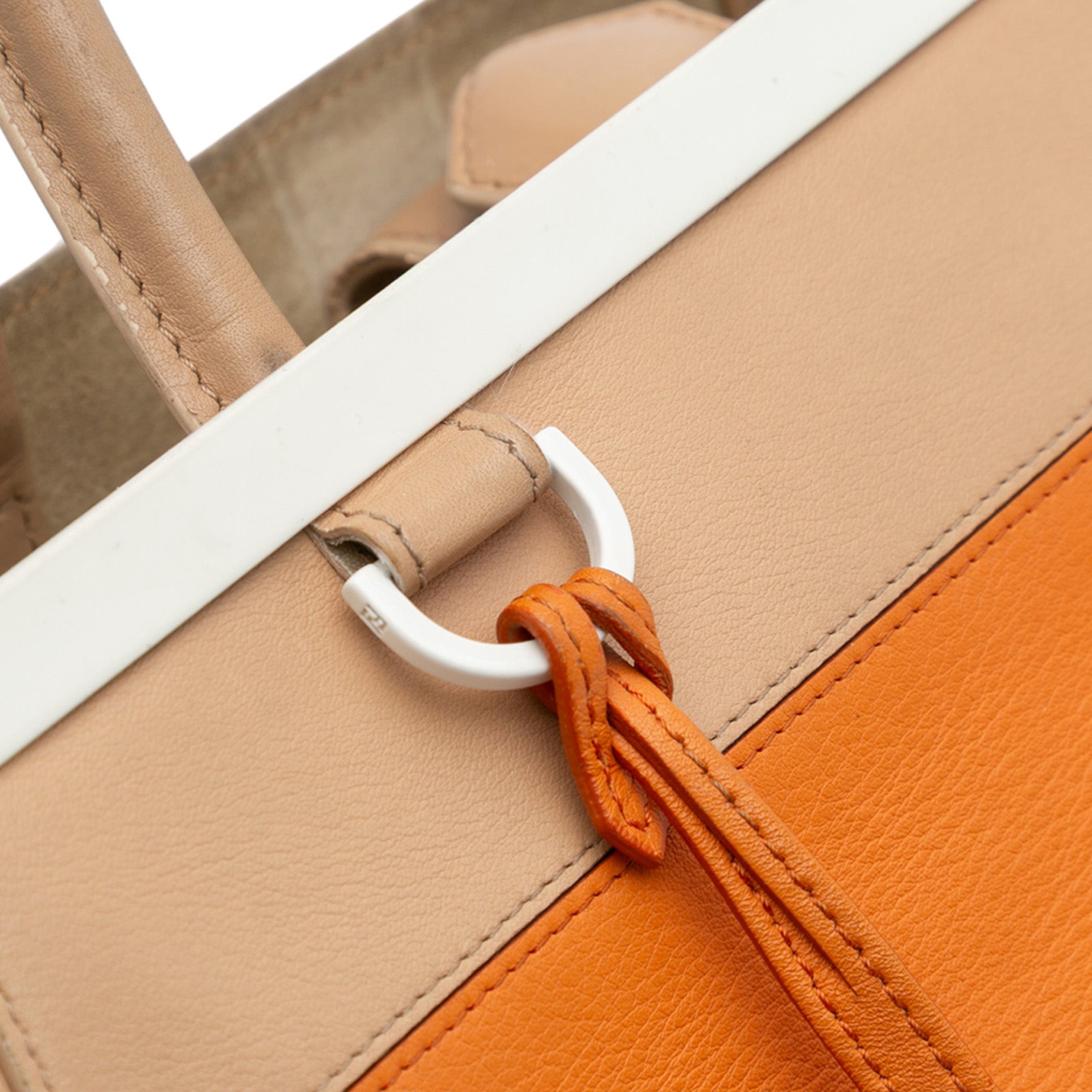 Medium Multicolor Calfskin Colorblock Regular 2Jours Tote