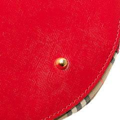 Haymarket Check Canvas Vanity Bag