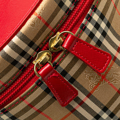 Haymarket Check Canvas Vanity Bag