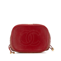 Paris Cosmopolite Medium Chevron Lambskin Bucket Bag
