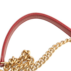 Paris Cosmopolite Medium Chevron Lambskin Bucket Bag