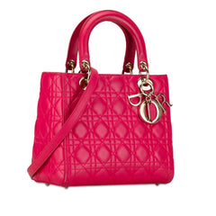 Medium Lambskin Cannage Lady Dior_1