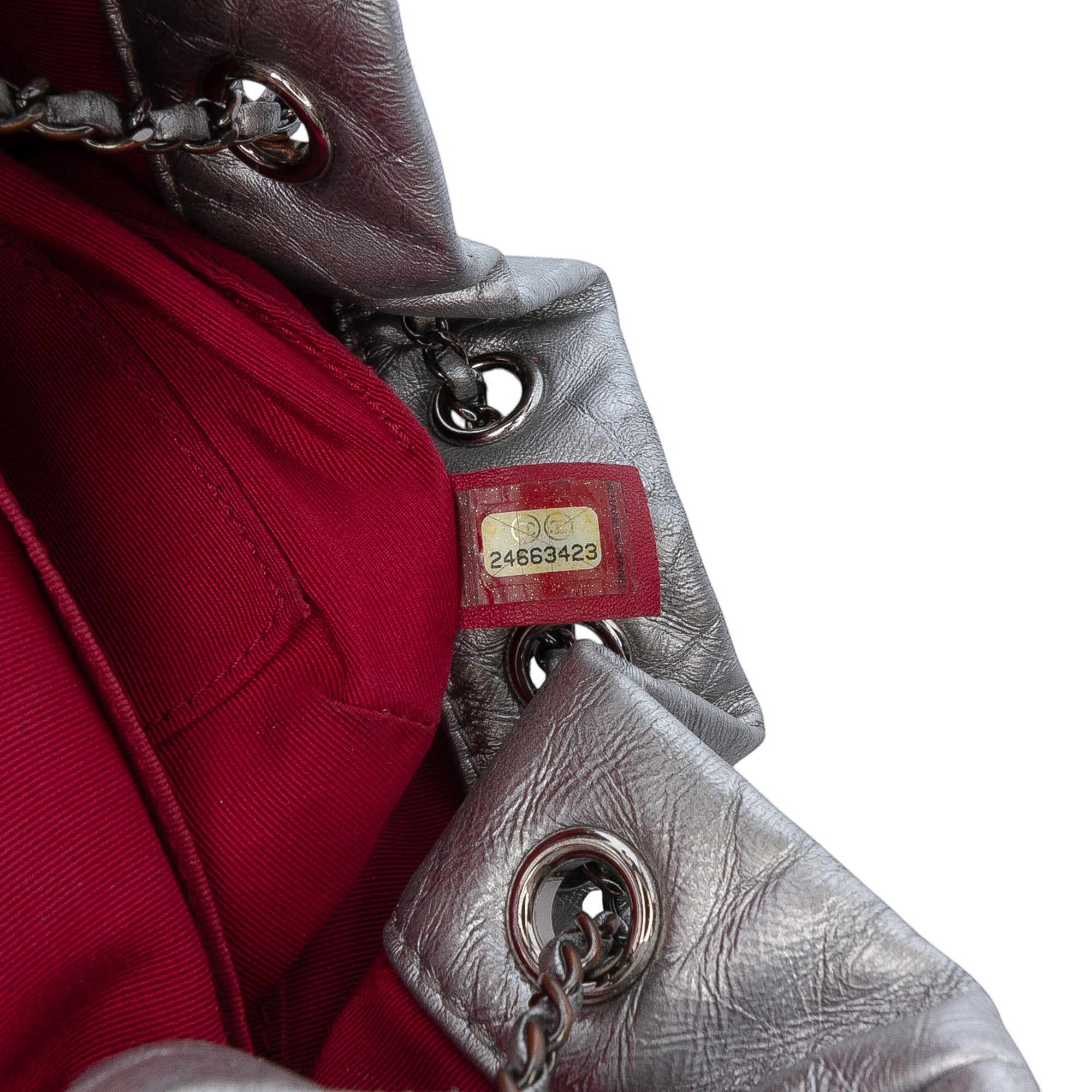 Small Quilted Metallic Aged Calfskin Gabrielle Bucket Bag