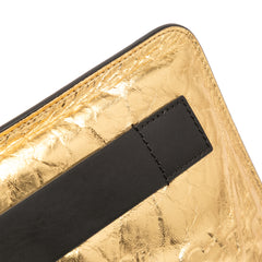 Metallic Lambskin Je Ne Suis Pas En Solde Clutch
