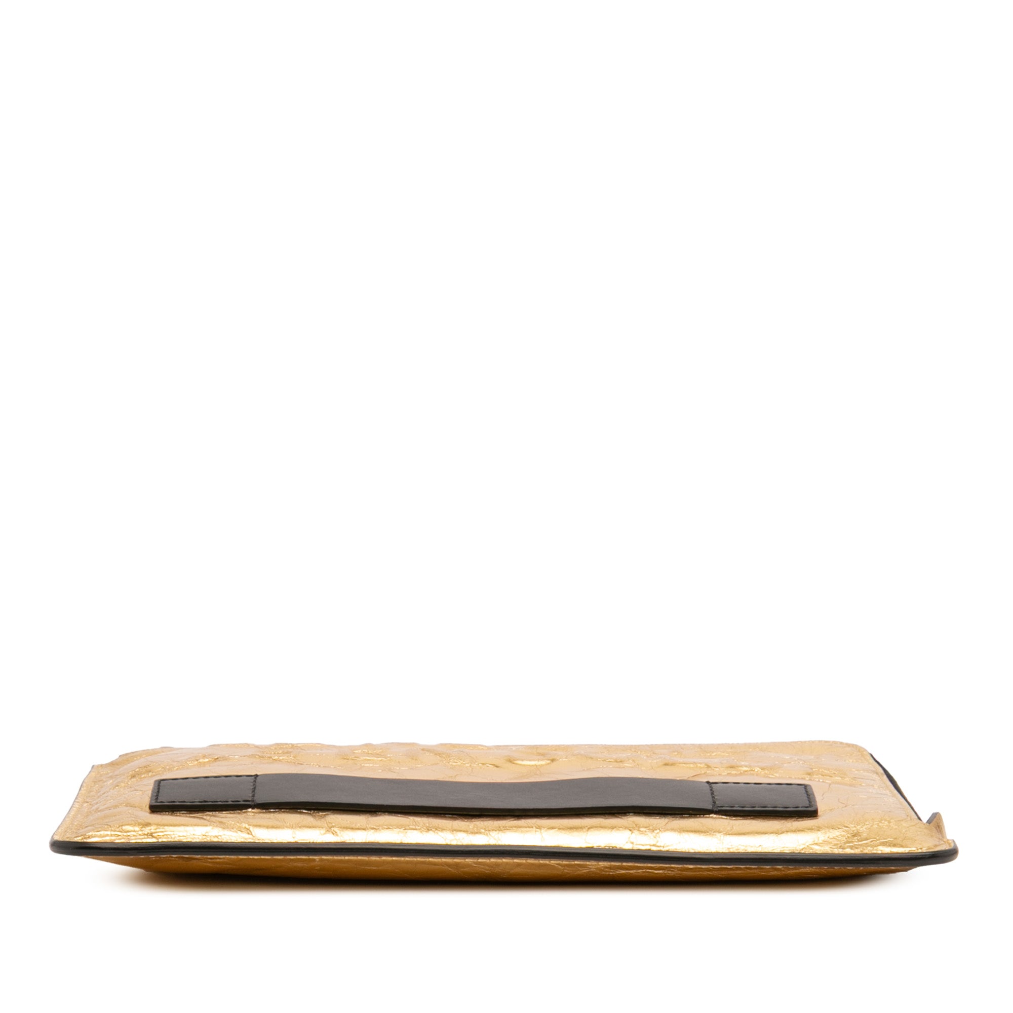 Metallic Lambskin Je Ne Suis Pas En Solde Clutch