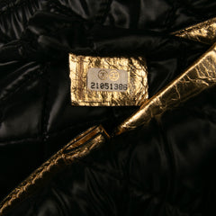 Metallic Lambskin Je Ne Suis Pas En Solde Clutch
